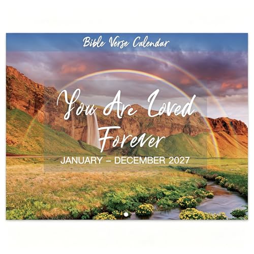 2027 Wall Calendar - 2027 Bible Verse Calendar, Jan - Dec. 2027,11" x 8.5"