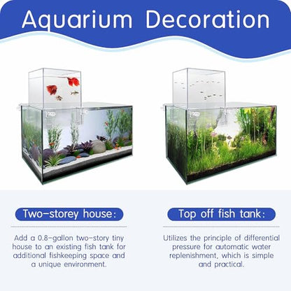 Elevator Inverted Negative Pressure Fish Tank Tall Aquarium | Cool Design, Unique