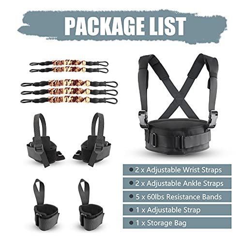 Speed Strength and Agility Resistance Bands - color: 300 lbs