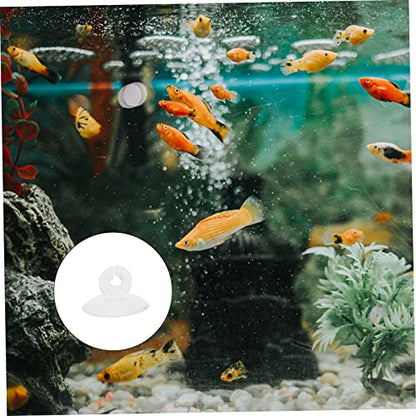 GANAZONO 25pcs Aquarium Airline Holder Cups Tubing Support for Fish Tank Accessories for Shrimp Breeders and Aquarium Enthusiasts