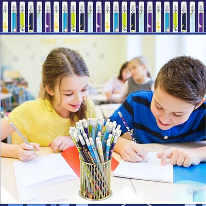 Crtiin 48 Pcs Ramadan Pencils Ramadan Mubarak Party Favors Novelty Toy Muslim Kids Gifts Bright School Party Supplies for Kids Students Classroom Learning Activities (Ramadan Style) - style: Ramadan Style