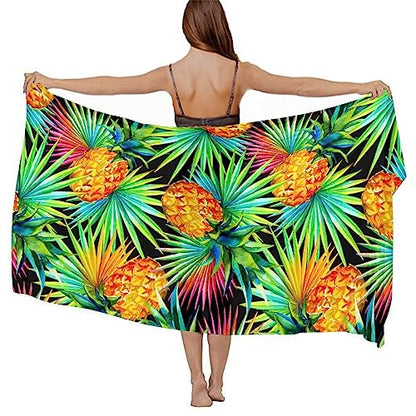 Women Swimwear Pareo Beach Cover Up Bikini Sarong Swimsuit Wrap Skirts - color: Color238