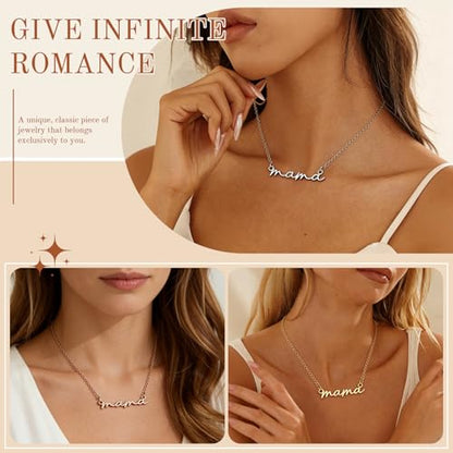 Personalized Name Necklace, Custom Engraved Titanium Steel Gift