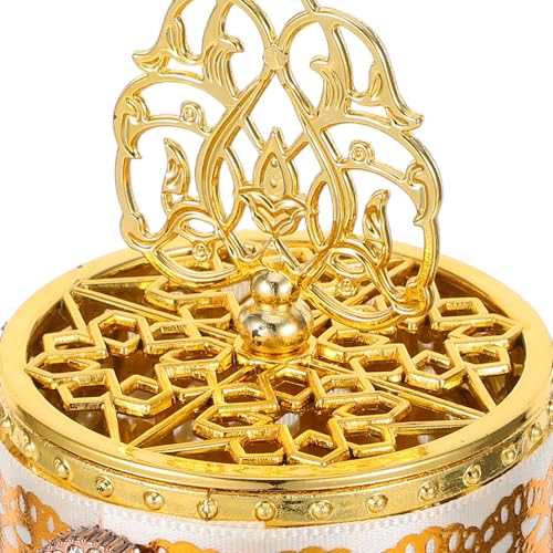 Ipetboom 6pcs Arabian Candy Boxes for Eid Mubarak Ramadan Treat Storage, Reusable Plastic Snack Packing Containers, Regional Celebration Favor Wedding Chocolate Cookie Boxes