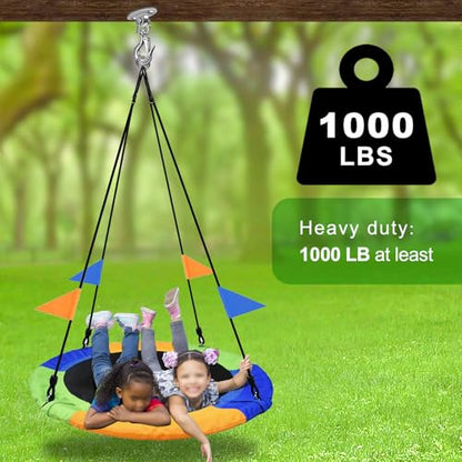 SELEWARE Heavy Duty 1000LB Capacity Stainless Steel Ceiling Swing Mount 360 Swivel Swing Hooks for Aerial Yoga Hammock Chairs Porch Swing Punching Bags - color: C: 360° Swing Hanger ( 1 Pack )