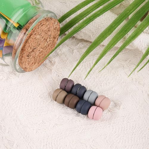 8pcs Magnetic Hijab Pins, Small Hijab Magnets Multi-Purpose No-Snag Scarf Clasp Pinless Brooch for Women Men Shawl Scarves Clothes - color: Colorful 1