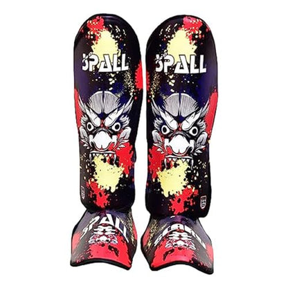 Muay Thai Guards Shin Guards for Kickboxing Martial Arts Kicking BJJ Boxing Equipment MMA Training and Sparring Leg Guard with Instep Protection Pads - color: Blue, size: X-Large