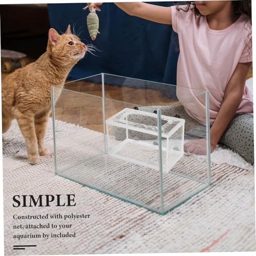 BESPORTBLE Fish Tank Baby Saver Separator Polyester Net Breeder Box Fish Large Aquarium Separator