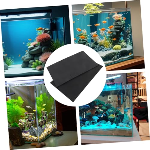 GANAZONO 2pcs Aquarium Leveling Mat Non Slip Shockproof Cushion Noise Dampening Fish Tank Pad for Under Tank Support Vibration Reduction Comfortable Fish Environment