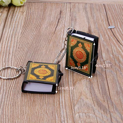 Mini Ark Quran Book Real Paper Can Read Arabic The Koran Keychain Muslim Jewelry