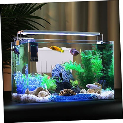 Generic Fish Tank Isolator Aquarium Fish Breeder Box Turtle Breeding Box Aquarium Fish Breeding Box White Small Size Feet and Suction Cups - color: White