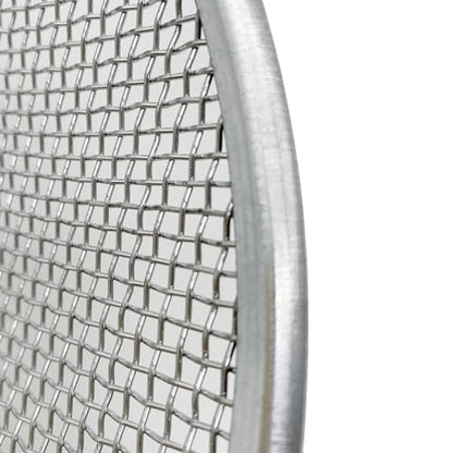 3 PCS Soil Sieve for Garen -12 inches Soil Sifter for Rocks Compost Suitable for 5 Gallon Drums 10mm，6mm，3mm