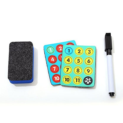 Pure Vie Portable Magnetic Soccer Coaching Board Football Tactics Clipboard | Soccer Strategy Whiteboard for Coaches Training and Matches, Dry Erase Board with Magnet, Pen Football Sport Coach Must Haves - color: 16.54'' X 11.02''