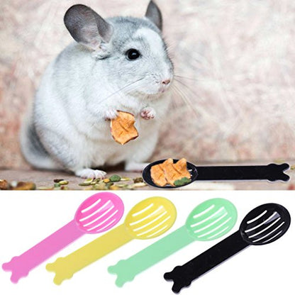 3pcs Sifter Hamster Poop Scooper Sand Bath Scoop Litter Scoop Sandbox Hamster Bedding Pet Tools