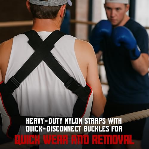 Contender Fight Sports Heavy Hitter Boxing Body Protector PBP Black/White