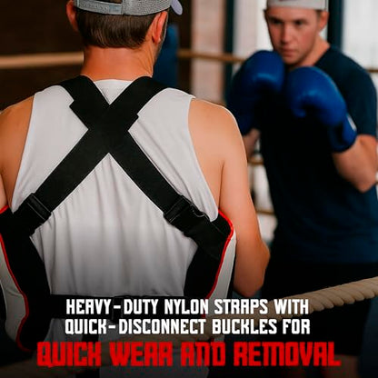 Contender Fight Sports Heavy Hitter Boxing Body Protector PBP Black/White