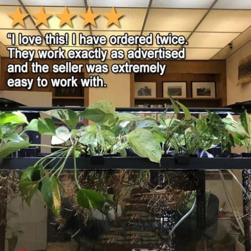 Adjustable Aquariums Hydroponic Shelf for Multiple Fish Tanks Size High Strengths ABS Materials with Easyly Installation