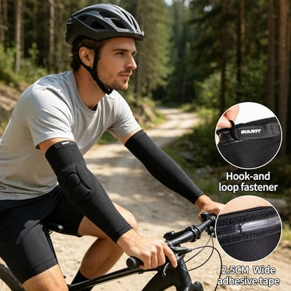 Adult Elbow Pads,Breathable Compression Elbow Guards for Men Women | Lightweight Compression Elbow Pad for for Football Volleyball Wrestling Cycling - size: Elbow Pads(Large)
