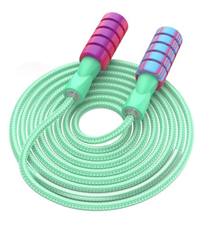 Jump Rope for Women Men, Fitness Jumprope for Women Workout, Adjustable Adult Exercise Skipping Rope - color: Green