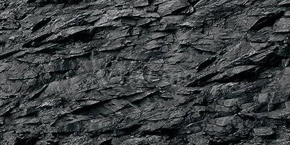 VIP. LINE 3D Effect Black Stone Texture Aquarium Background Poster Fish Tank Backdrop Decorations PVC Background (60" x 20"/ 152 x 51cm) - size: 60" x 20"/ 152 x 51cm