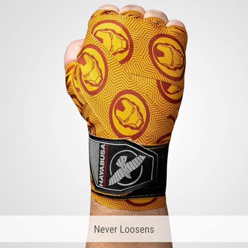Hayabusa Marvel Hero Elite Mexican Style Boxing Hand Wraps for Men & Women - color: Iron Man