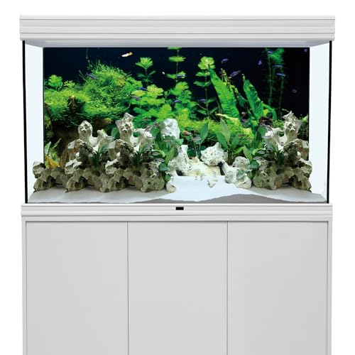 AWERT 48x24 inches River Bed & Lake Fish Tank Background Seagrass Aquarium Background Aquarium Background Vinyl Background - size: 48x24in/120x60cm