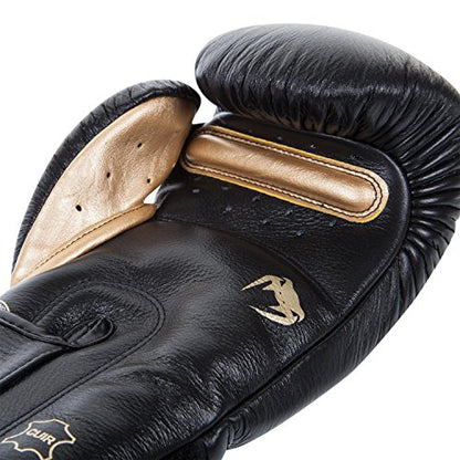 Venum Giant 3.0 Boxing Gloves - Nappa Leather - color: Black/Gold, size: 14 oz