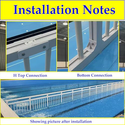 Pool Fence, Pool Underwater Partitions, Swimming Training Railing Panel for Children/Kids, Removable Pools Divider Baffle, Heavy Duty Pool Separation Guardrail(Size:L 9m/29.5ft) - size: L 9m/29.5ft