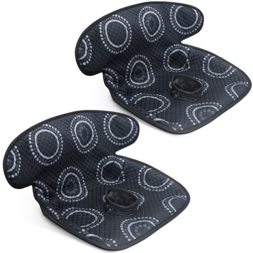 COOLBEBE 2 Pack Waterproof Car Seat Protector for Potty Training | Car Seat Liner Toilet Training for Baby Toddler Kid, Piddle Pads Cover Car Seat Pad for Strollers & Carseat (Black,2PC) - color: Black, size: 2 Pack