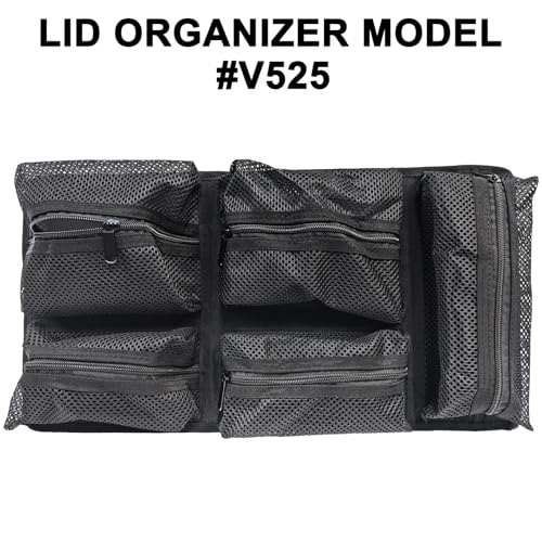 UPGRADED Lid Organizer & DIY Divider System for Pelican V525 Case (NO CASE)