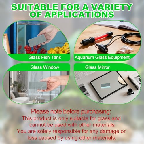 6pcs Fish Tank Cleaning Tools, Double-Sided EVA Aquarium Sponge Brush Glass Aquarium Scrubber Cleaner Sponge for Home Kitchen Office Car Glass