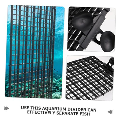1set Aquarium Divider for Fish Tanks High-Transparency Isolation Board Panels Cups for Betta Shrimp Separation Promotes Peaceful Aquatic Environment