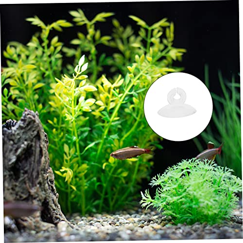 Kisangel 25pcs Airline Holders for Fish Tank Aquarium Tubing Clips Cups for Easy to Install for Smooth