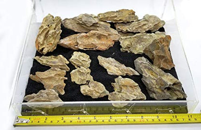 Aquarium Ohko Dragon Stone Rock Mixed Sizes - size: TINY PIECES 5 LB