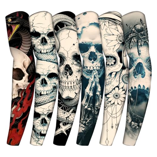 YARIEW Temporary Tattoo Sleeves for Men Arm Sleeves for Men - color: Multicolor-13