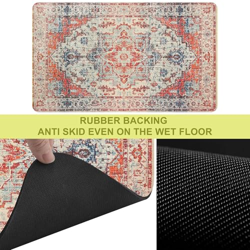 Cat Food Mat Pet Feeding Mats Dog Bowls Mat Cat Water Mat 12x20 Inch Boho5 - color: Bohemia Style 05