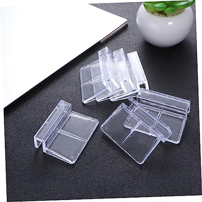 BESPORTBLE 2sets Aquarium Tools Acrylic Fish Tank Cover Support Bracket Frame 6mm-12mm Practical 12pcs*2