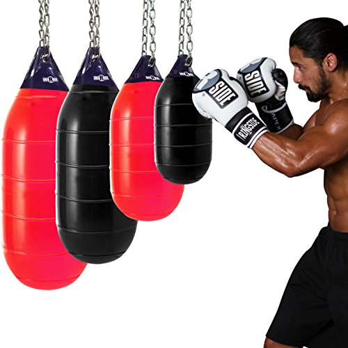 Ringside Hydroblast Water Heavy Bag - Large, Red - MMA Water Bag - Mixed Martial Arts - Adult - color: Black, size: 24 lb