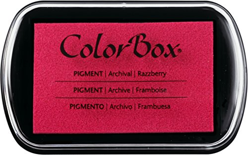 ColorBox Classic Pigment Ink, Pad, Full Size, Razzberry - color: Razzberry