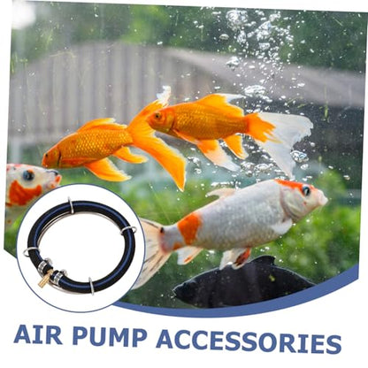 Happyyami Aquarium Bubbler Stainless Steel Oxygenation Diffuser for Fish Tank Produces Fine Bubbles for Enhanced Water Quality for Use