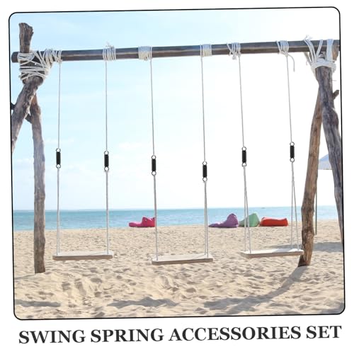 Kisangel 1 Set Heavy Duty Swing Spring Hammock Chair Metal Spring Kit for Outdoor Use for Porch Awning and Sandbags Sturdy Coil Construction