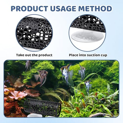 8-Piece Set with 3 Resting Leaves and 5 Decorative Leaves, Betta Hammock, Betta Fish Hammock, Beta Fish Tank Decor, Plastic Aquarium Accessories