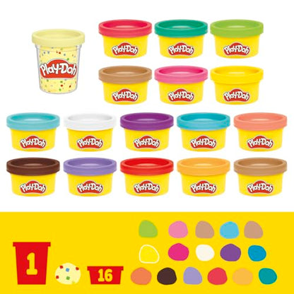 Play-Doh Advent Calendar for Kids 3+, 14 Days to Birthday, Vacation, Party, Back to School, & More, Surprise Arts & Crafts Activities, 26 Accessories & 17 Colors (Amazon Exclusive)