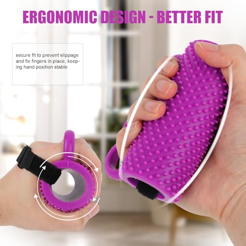 Hand Grip Strengthener, Finger Exerciser Squeeze Ball Weak Hand Strengthening Devices for Elderly Seniors Musicians Athletes Muscles Trainer Massage