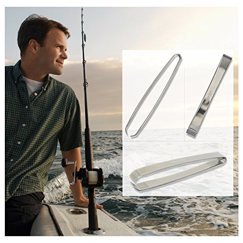 Made In Japan Fish Bone Tweezers (2-pack) - Non-Slip, Precision Grip - Debone Salmon, Bass, Catfish - Stainless Steel Handmade Japanese Craftsmanship (4 3/4") - size: 4 3/4" - 2 pack