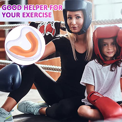 Boao 17 Pack Kids Youth Mouth Guard for Sports, Boys Girls Mouth Guard with Case for Football Lacrosse Basketball Boxing Soccer Taekwondo MMA Karate