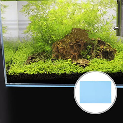 Garneck Thickened Fish Tank Mat Shockproof Aquarium Pad for Non- Cushioning Base for Fish Tanks and Terrariums - color: Blue