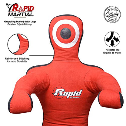 Wrestling Dummy Grappling Dummies - Brazilian Jiu Jitsu, Mixed Martial Arts, BJJ, MMA, Boxing, Judo Karate Training- UNFILLED 5 Feet
