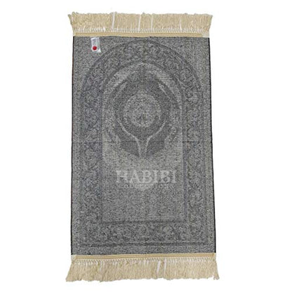 Islamic Adult Prayer /wall Mat Black/Gold Kaaba Black stone Muslim Rug, Janamaz Musallah Rug-Saudi Arabia