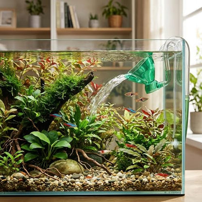 HEEPDD Aquarium Lily Pipe Outflow, Fish Tank Filter Water Outflow for Aquarium Planted Tank Aquascaping Filter